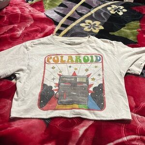 Polaroid crop top